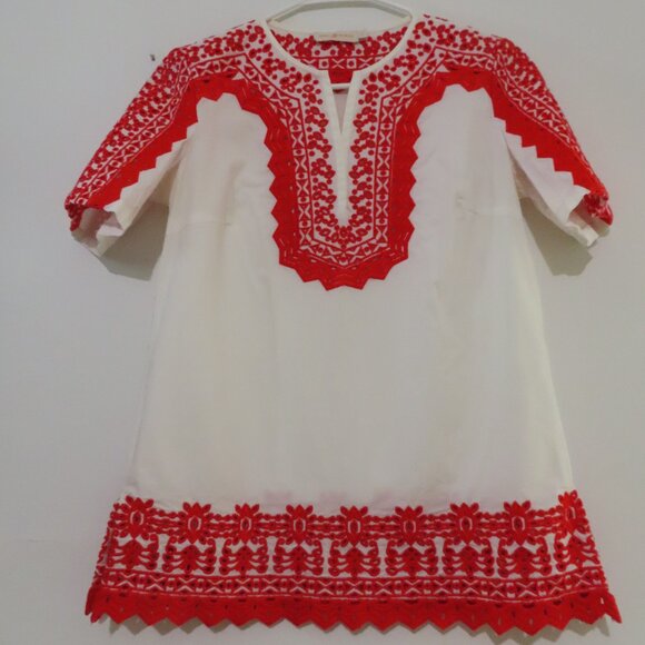 Tory Burch Embroidered 'Isla' Top Size 2 - Picture 9 of 9